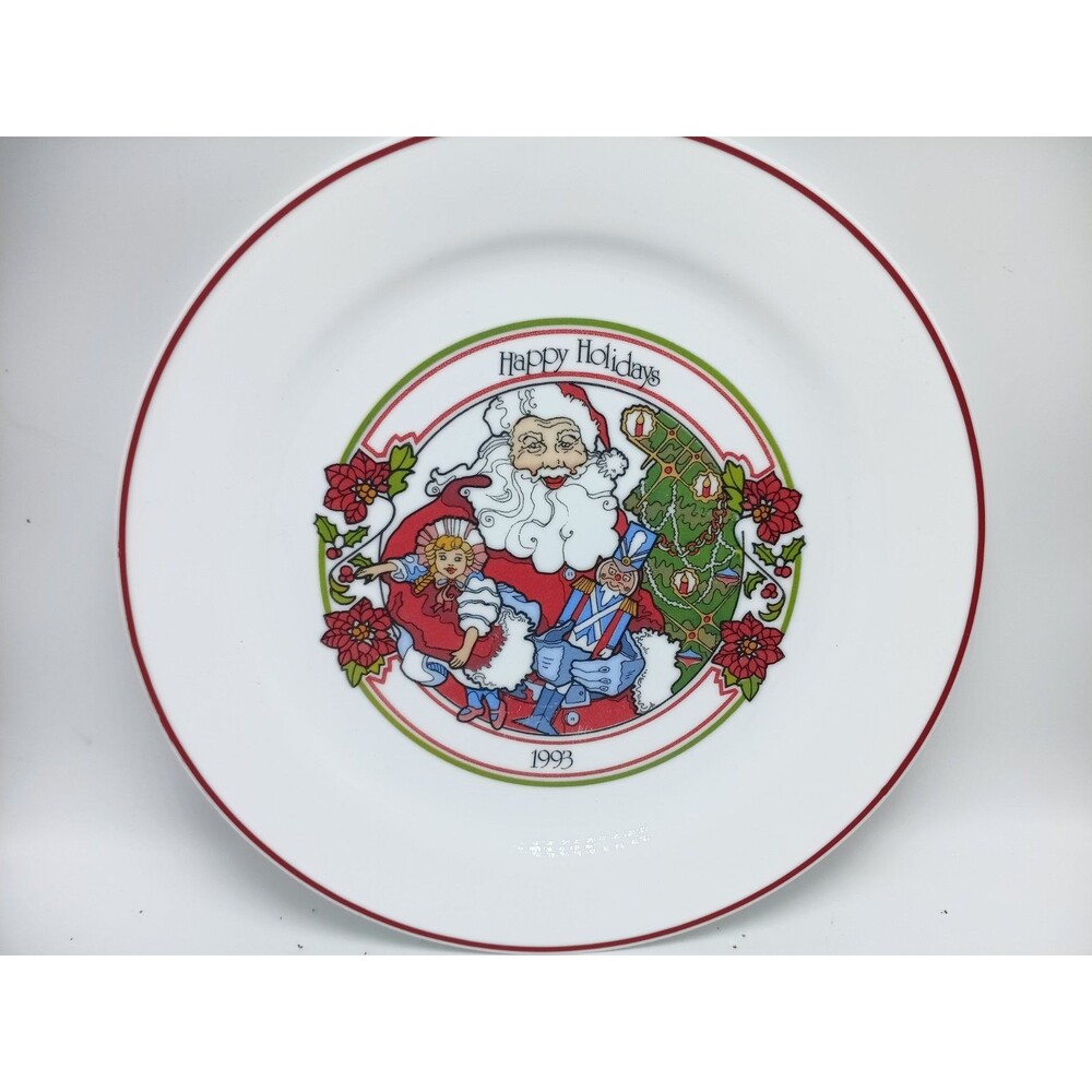 Happy Holidays 1993 Corning Corelle Christmas Dinner Plate-10" Collectible
